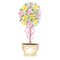 Small Rose Topiary Wall Stencil | 2800 by Designer Stencils | Floral Stencils | Reusable Art Craft Stencils for Painting on Walls, Canvas, Wood | Reusable Plastic Paint Stencil for Home Makeover | Easy to Use & Clean Art Stencil